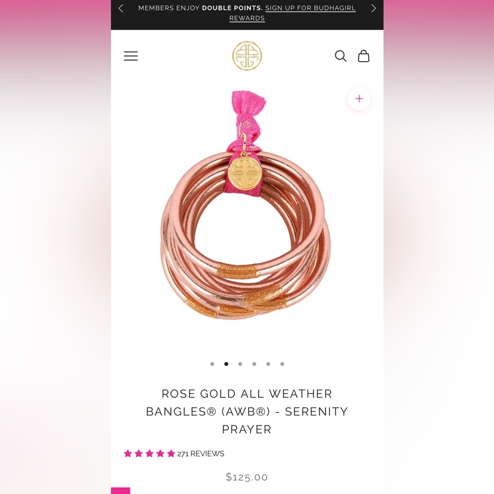 buhda girl bangle set of 6
